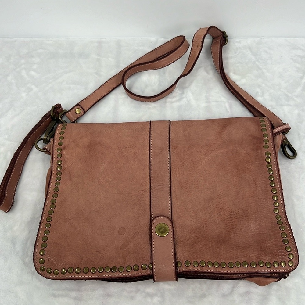 Pink Studded Women's Bag
